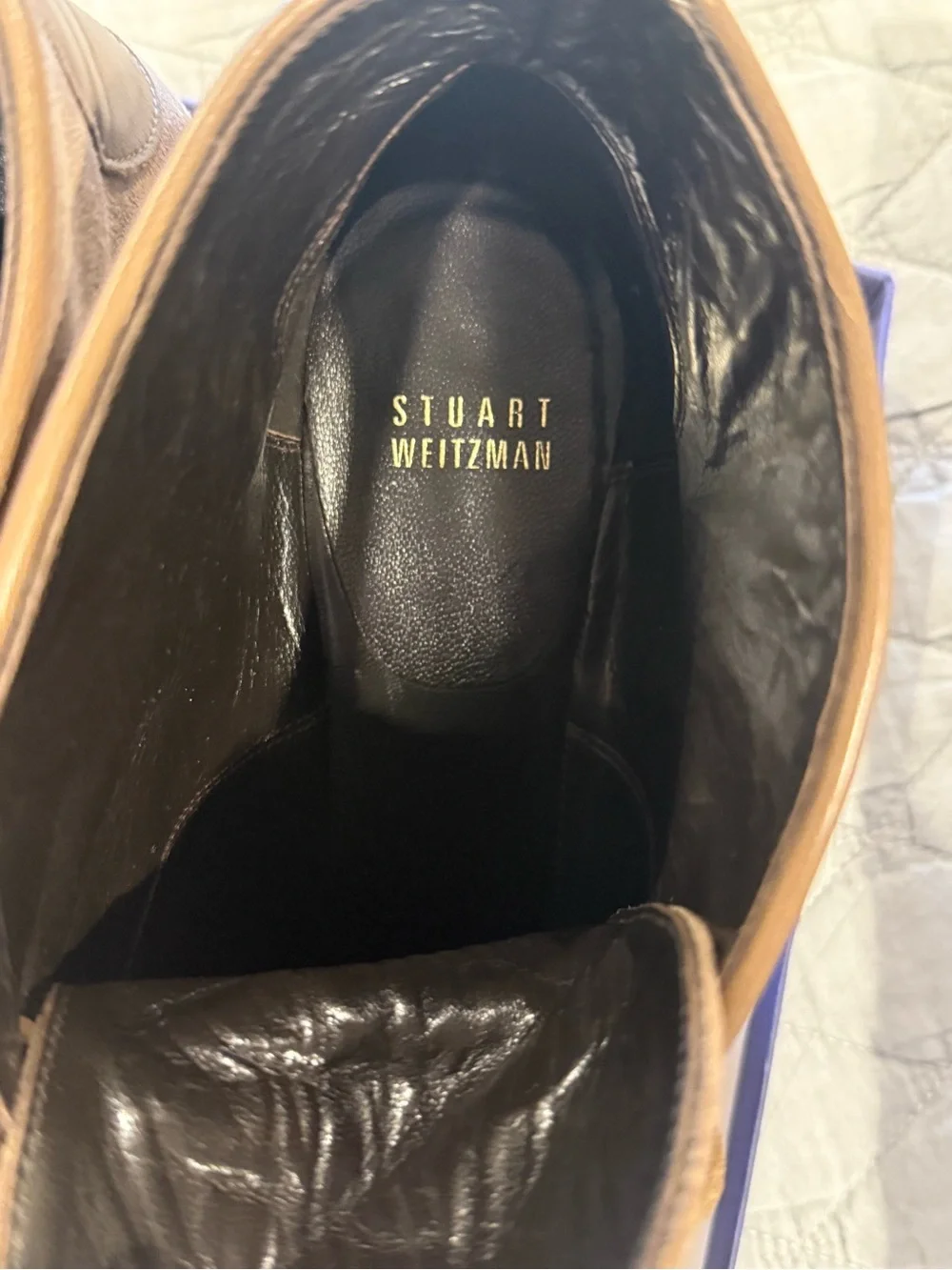 Stuart Weitzman Taupe Suede Ankle Boots